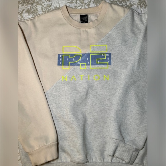 PE Nation Sweatshirt Jumper size small Activewear Athleisure Streetwear Retro - Picture 1 of 14